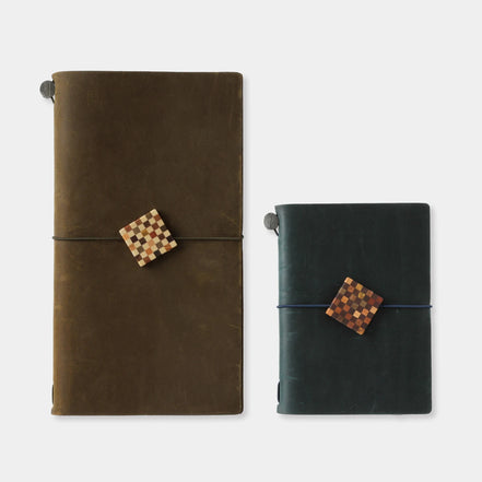 In Stock TN Limited Edition Square Yosegi/Hemp Rope/Ceramic Charms | Journal Accessories