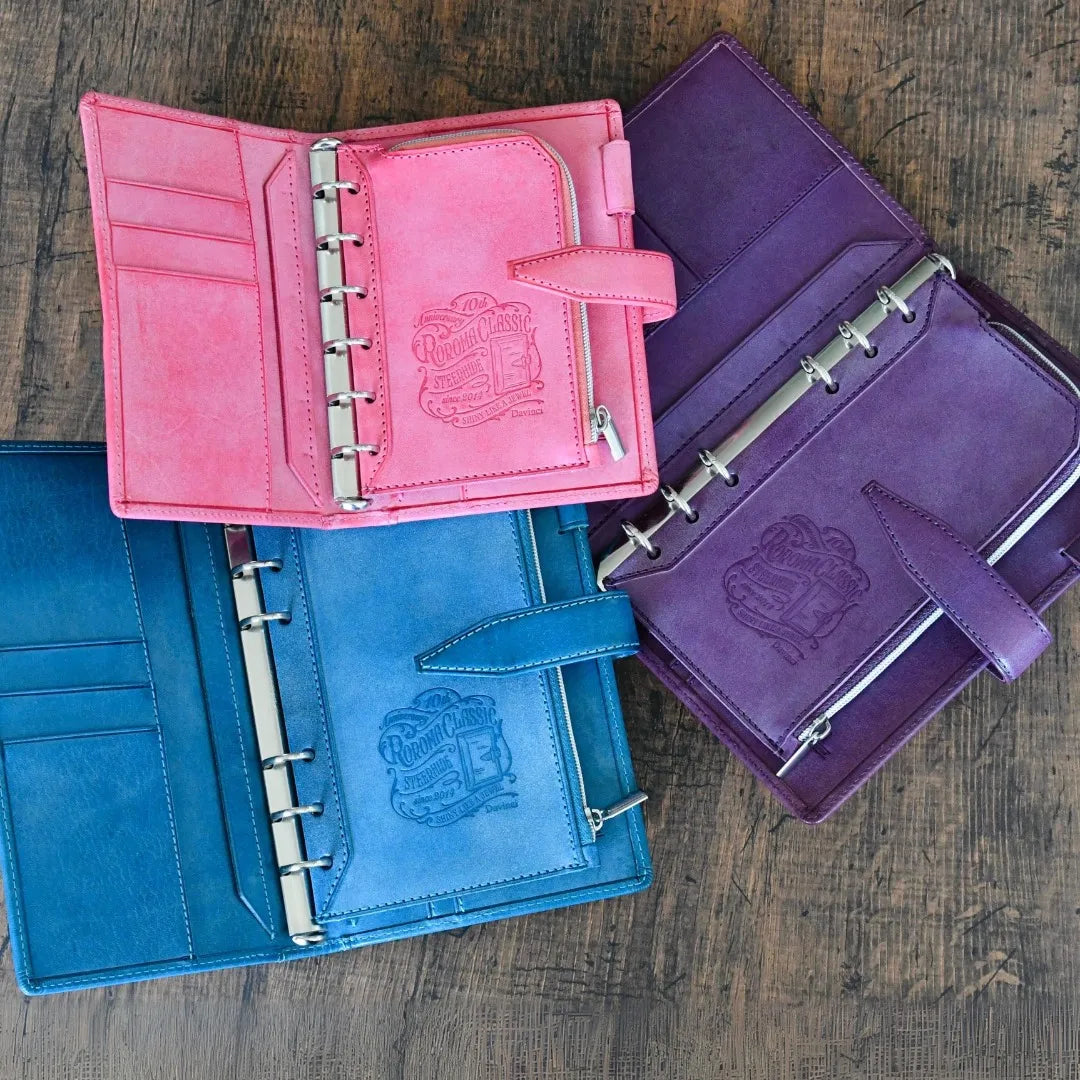 In Stock 2024 Davinci 10th Anniversary Limited M6 Pink Japanese Cowhide Notebook
