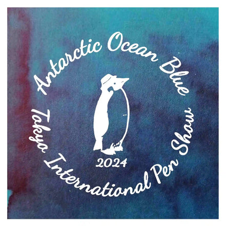 In Stock 2024 Tokyo International Pen Show (TIPS) Limited Edition Sailor Antarctic Sea Blue Fountain Pen Ink 50ml