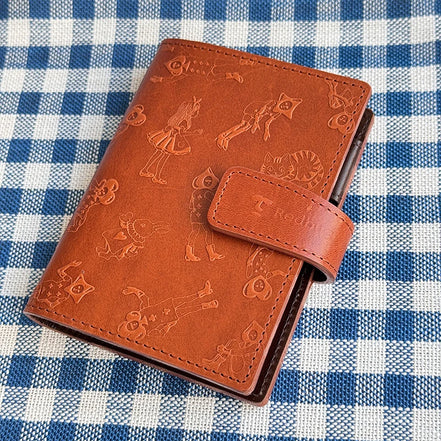 In Stock 2025 Itoya Agenda Salon Limited ASHFORD M5 Alice Button Italian Leather Notebook
