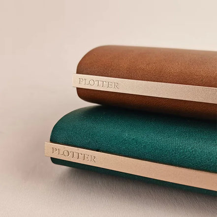 In Stock Plotter Limited Edition Liscio M5 Blue / Brown Smooth Leather Notebook
