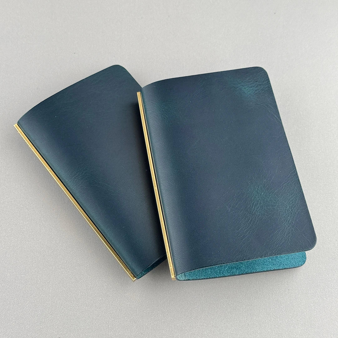【In Stock】Plotter Official Store Exclusive M5 Blue Ring Notebook, Pelcera Waxed Leather