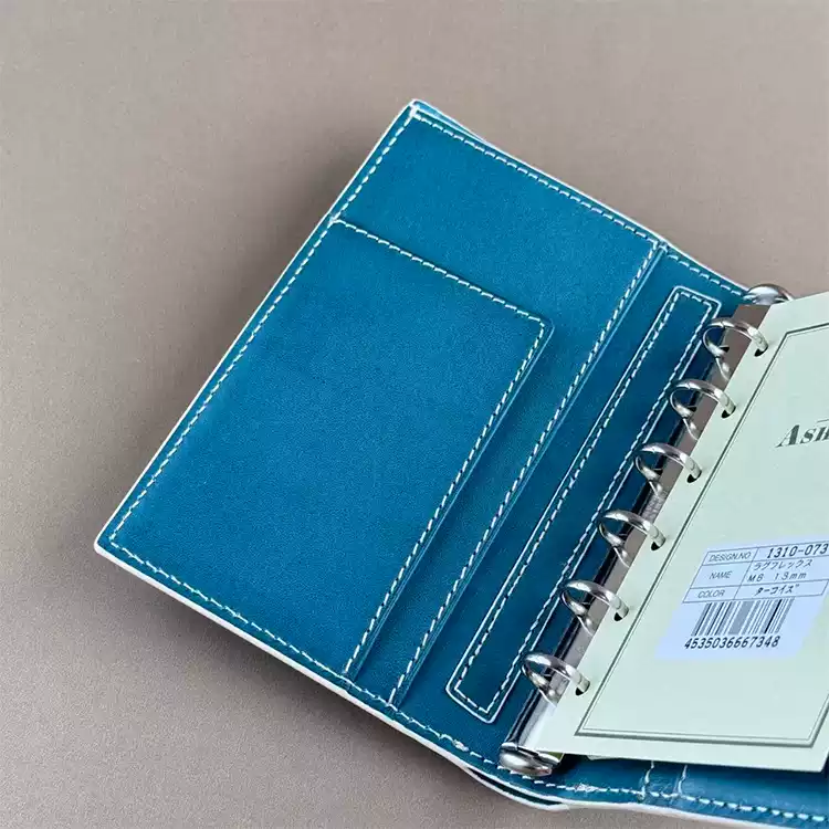 [In Stock] 2025 Itoya Notebook Fair Exclusive Ashford Turquoise Vegetable-Tanned M6 Planner