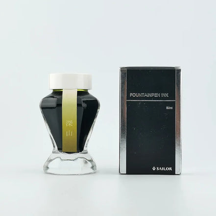 In Stock Shosai Kan Limited Edition Miyama / Seiran Colored Ink, Sailor Fountain Pen Ink, 50ml