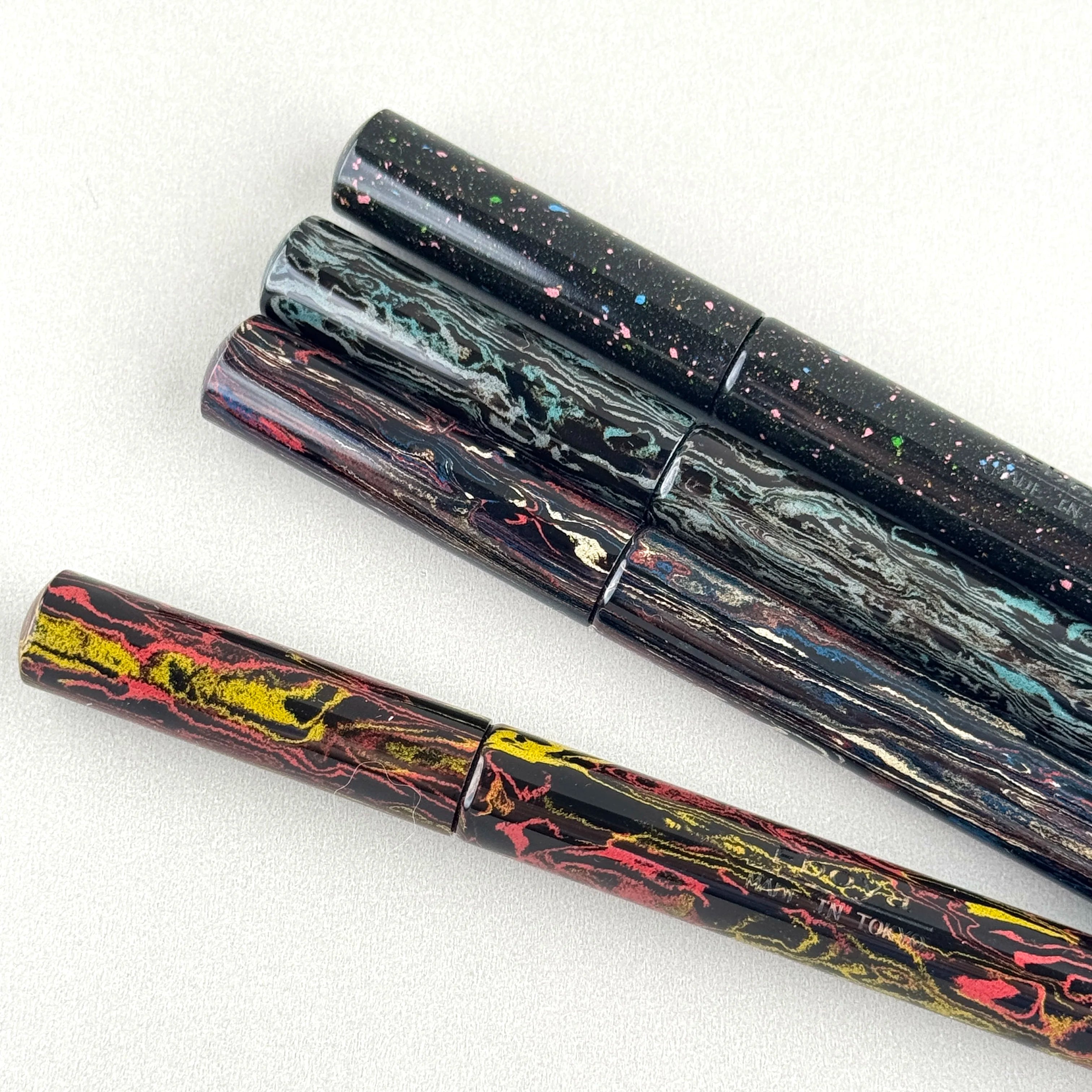 Eboya 鏡花 KYOUKA S Limited Edition Hanabi / Ink Wash / Jiangfeng / Pomegranate Ebonite 14K Gold Fountain Pen