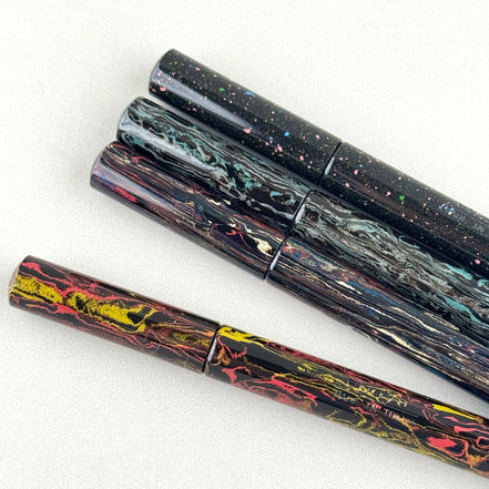 Eboya 鏡花 KYOUKA S Limited Edition Hanabi / Ink Wash / Jiangfeng / Pomegranate Ebonite 14K Gold Fountain Pen