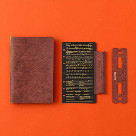 In Stock Japan Plotter 9th Anniversary Official Flagship Store Limited Pueblo "Polopolo" Vegetable-Tanned Cowhide Notebook M5/M6 Accessory Gift Set – Out of Print