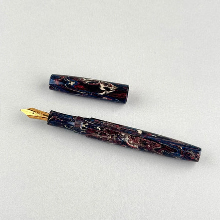 Eboya 方舟 HAKOBUNE M Limited Edition "Jiangfeng" Ebonite 14K Gold Fountain Pen