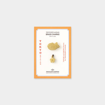 In Stock TN Tokyo Wanderlust Series Leather Notebook Refills Stickers Brass Pen Charm