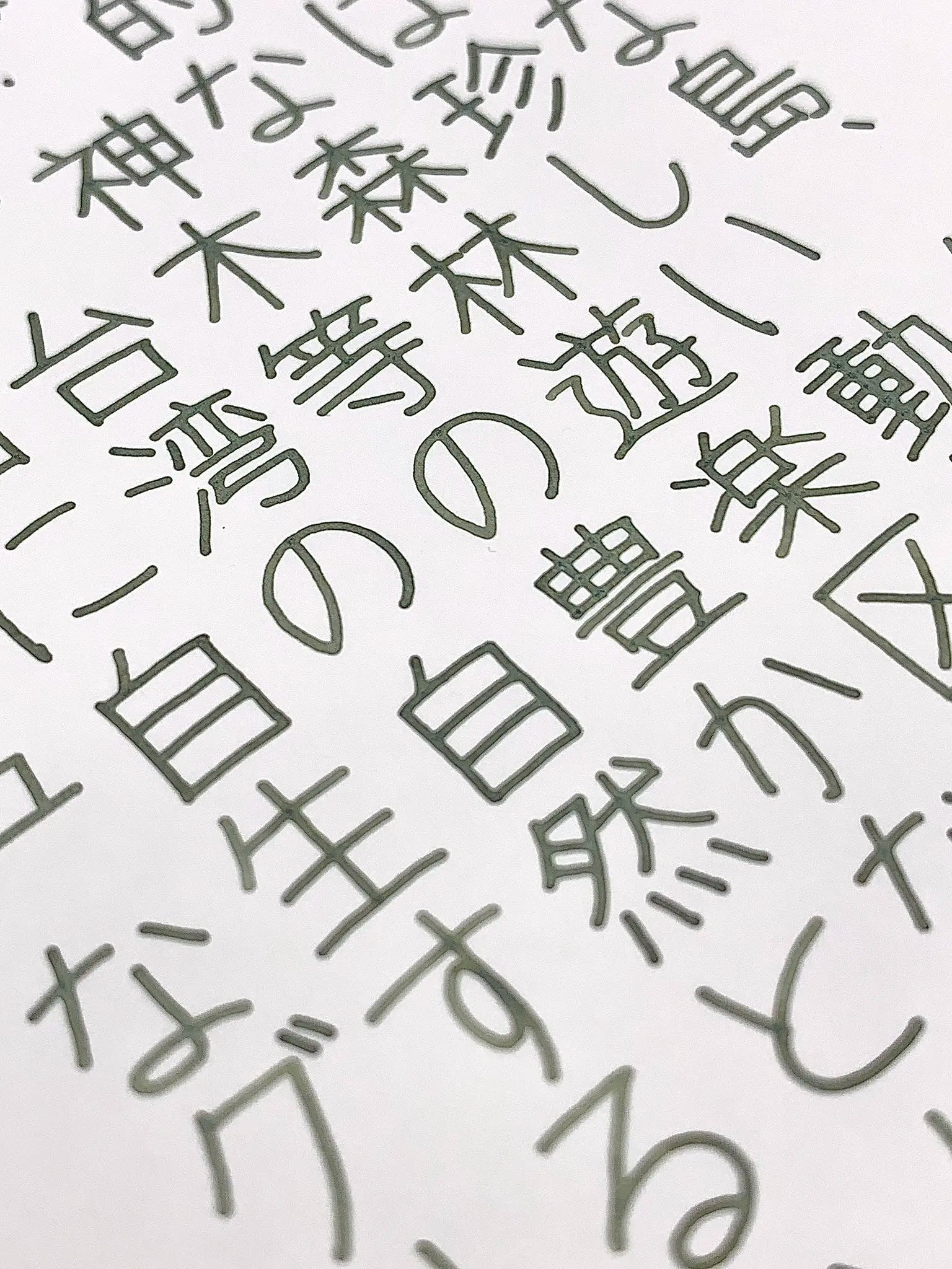 In Stock NAGASAWA Kobe Ink Story × Eslite Bookstore Special Color Fountain Pen Ink [Alishan Green, Taiwan] 50ml