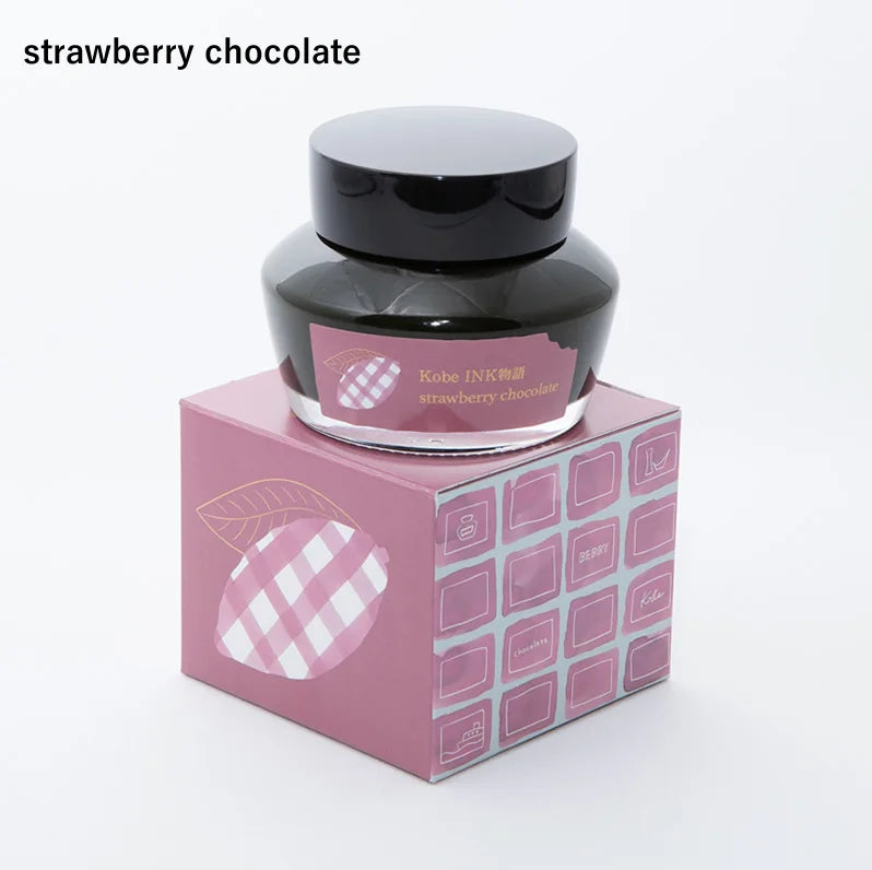 In Stock Kobe Ink × Nagasawa Limited Edition Milk Chocolate, Dark Chocolate, Strawberry Chocolate 50ml Ink