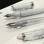 In Stock Ancora 5th Anniversary Limited Edition Wind Chime Bouquet MF Nib Transparent Torpedo Fountain Pen