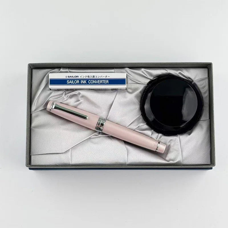 Limited Edition of 100: Mitsukoshi Exclusive “Edo Sakura” Sailor 21K Gold Vintage Nib Fountain Pen and Ink Set