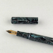 Eboya 鏡花 KYOUKA S Limited Edition Hanabi / Ink Wash / Jiangfeng / Pomegranate Ebonite 14K Gold Fountain Pen
