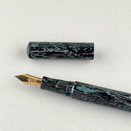 Eboya 鏡花 KYOUKA S Limited Edition Hanabi / Ink Wash / Jiangfeng / Pomegranate Ebonite 14K Gold Fountain Pen