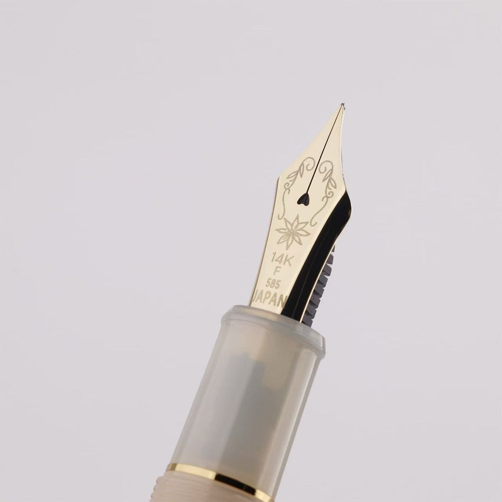 Kinokuniya Bookstore Exclusive - Thai Tea 14K Gold Platinum Fountain Pen