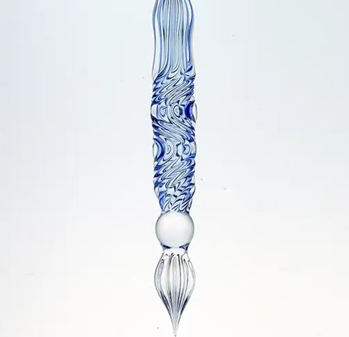 Paraglass Glass Dip Pen - Blue Magic Wand
