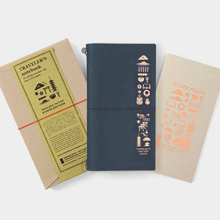 In Stock TRAVELER'S Notebook Kyoto Limited Edition Leather Cover & Refills & Accessories