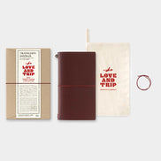 In Stock 2025 Love & Trip Limited Edition TN Red Leather Notebook & Refill