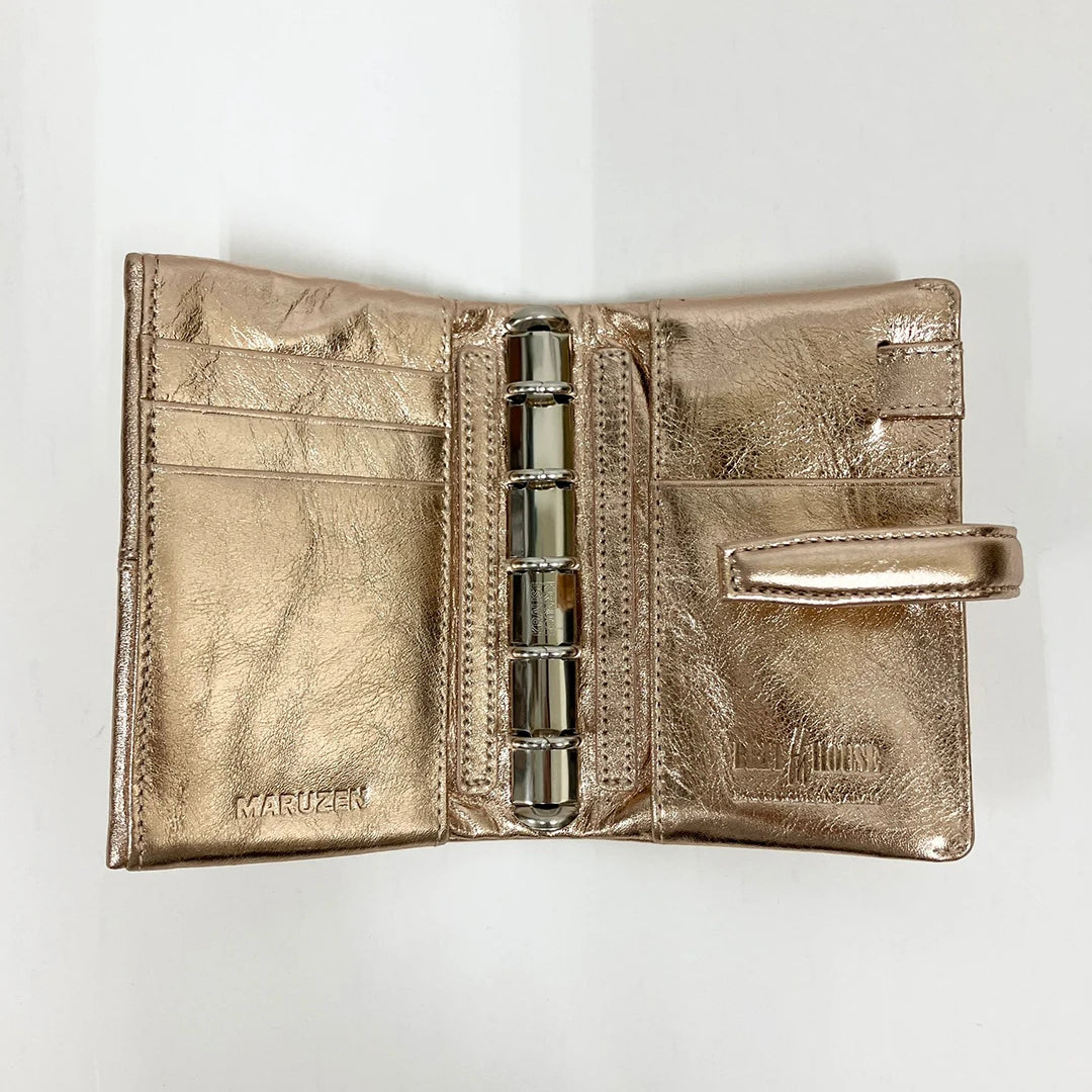 【In Stock】Maruzen Bookstore Exclusive BRIT HOUSE Cocktail Series M5 Five Champagne Shades Sheepskin Leather Planner