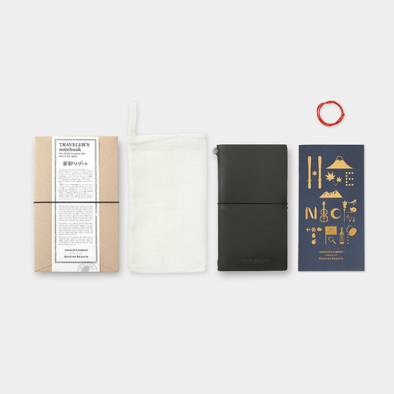 In Stock Hoshino Resorts Limited Edition TRAVELER'S Notebook Collaboration Leather Cover, Refill, Stickers