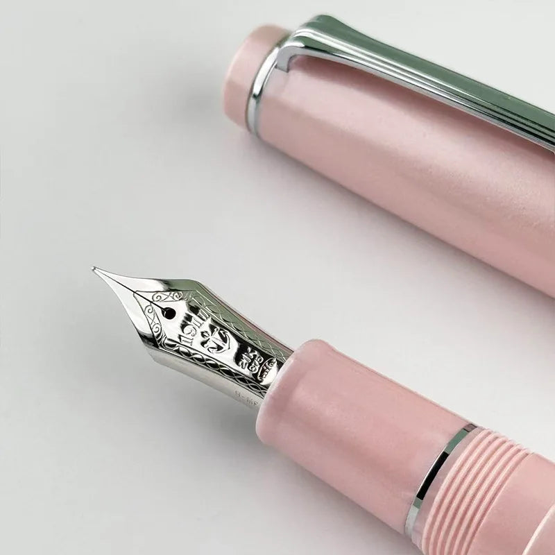 Limited Edition of 100: Mitsukoshi Exclusive “Edo Sakura” Sailor 21K Gold Vintage Nib Fountain Pen and Ink Set