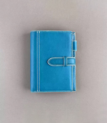 [In Stock] 2025 Itoya Notebook Fair Exclusive Ashford Turquoise Vegetable-Tanned M6 Planner
