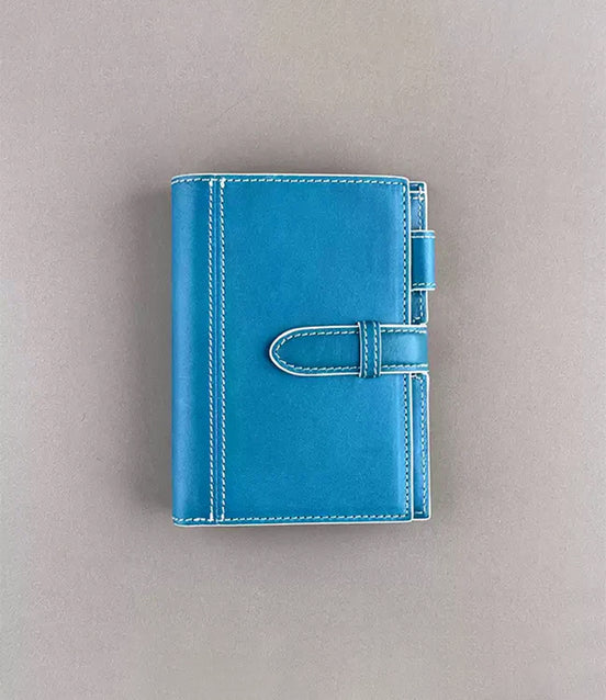 [In Stock] 2025 Itoya Notebook Fair Exclusive Ashford Turquoise Vegetable-Tanned M6 Planner