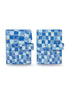 Ashford & Nagasawa Collaborative Limited Edition - Blue Marble Embossed Cowhide Planner | M5/M6/A7 Snap Closure