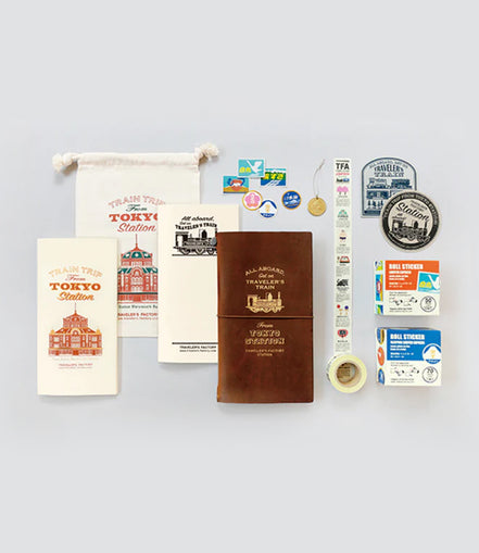 In Stock Tokyo Station Limited Edition TN Collaboration Genuine Leather Notebook Refills Accessories TRAVELER'S notebook