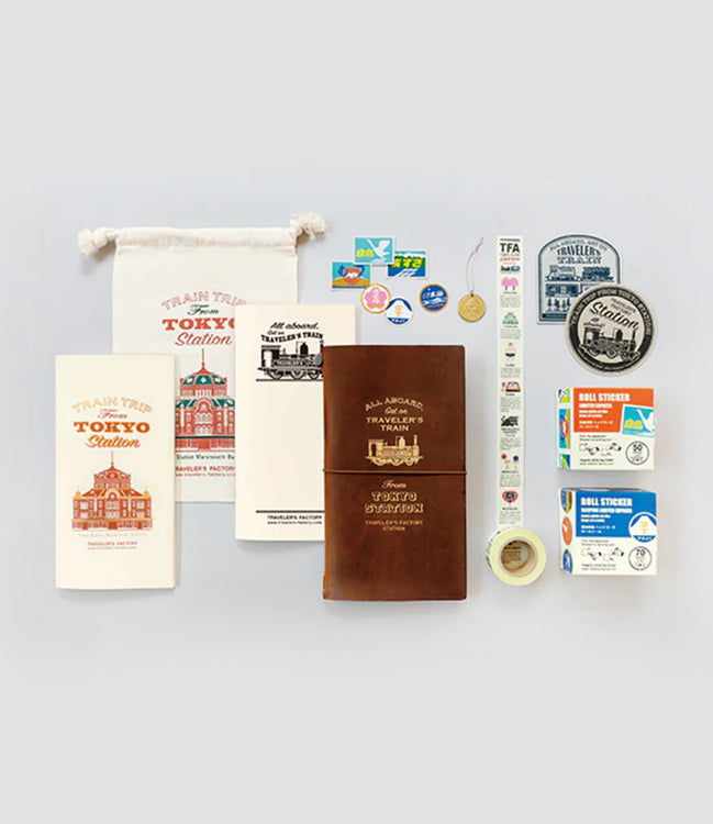 In Stock Tokyo Station Limited Edition TN Collaboration Genuine Leather Notebook Refills Accessories TRAVELER'S notebook