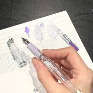 In Stock Ancora 5th Anniversary Limited Edition Wind Chime Bouquet MF Nib Transparent Torpedo Fountain Pen