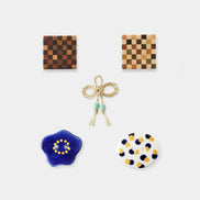 In Stock TN Limited Edition Square Yosegi/Hemp Rope/Ceramic Charms | Journal Accessories