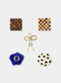 In Stock TN Limited Edition Square Yosegi/Hemp Rope/Ceramic Charms | Journal Accessories