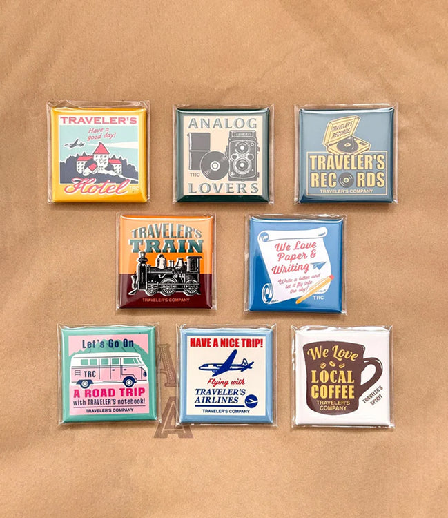 In Stock TN Limited Edition Vintage Fridge Magnet Series | Accessories for TRAVELER'S Notebook
