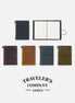 In Stock TRAVELER'S Notebook Passport Size Leather Notebook • Black / Brown / Camel / Blue / Green • TN