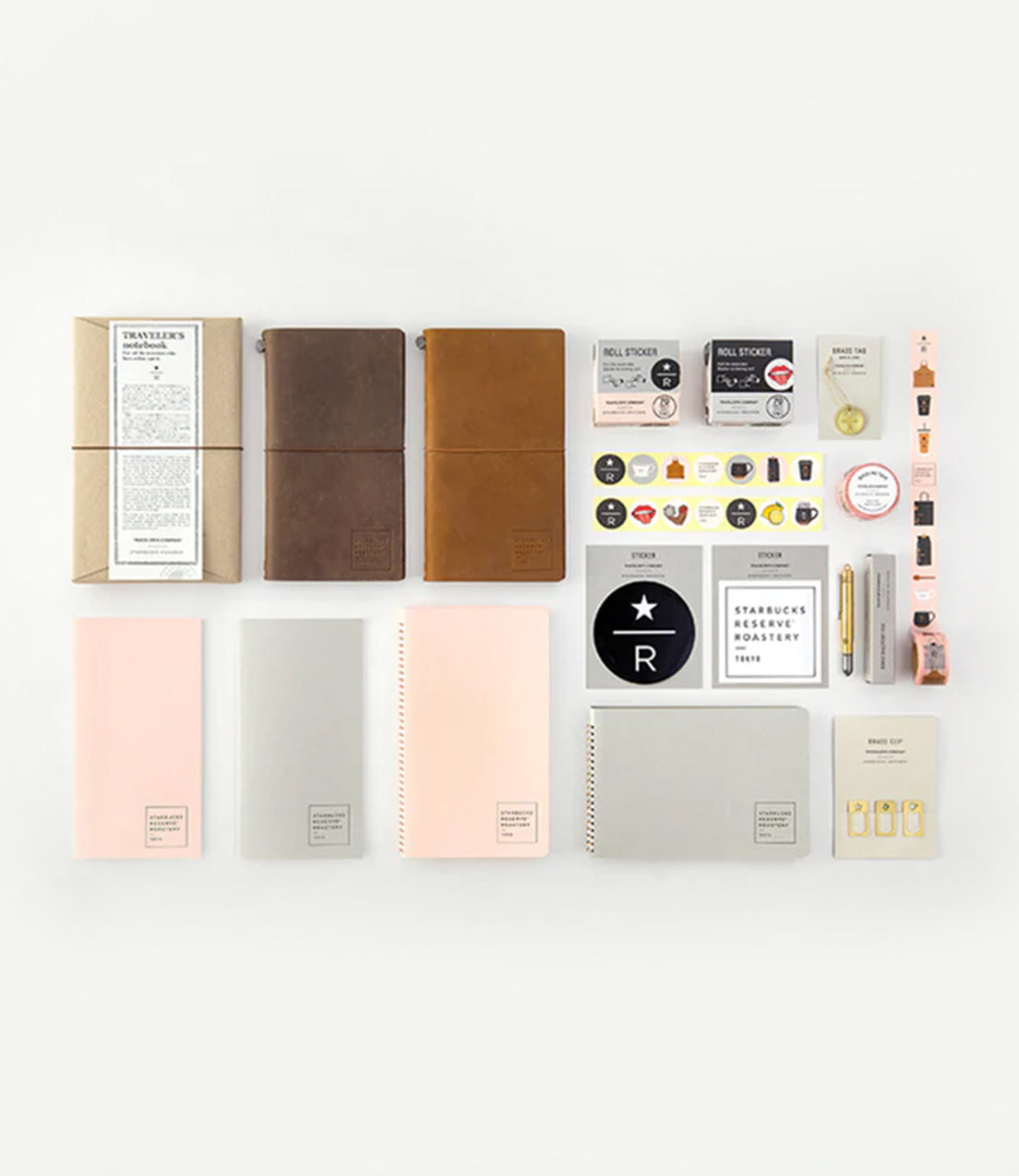 In Stock 2019 Starbucks Nakameguro Flagship Store Limited TN Collaboration Genuine Leather Notebook Refills Accessories TRAVELER'S Notebook