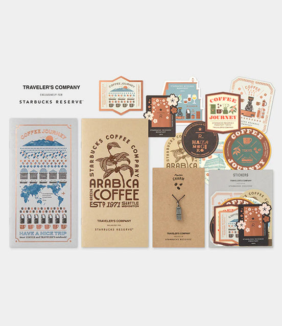 In Stock 2023 Starbucks Reserve Roastery Nakameguro Limited Edition Collaboration with TRAVELER'S notebook Genuine Leather Notebook, Refills & Accessories