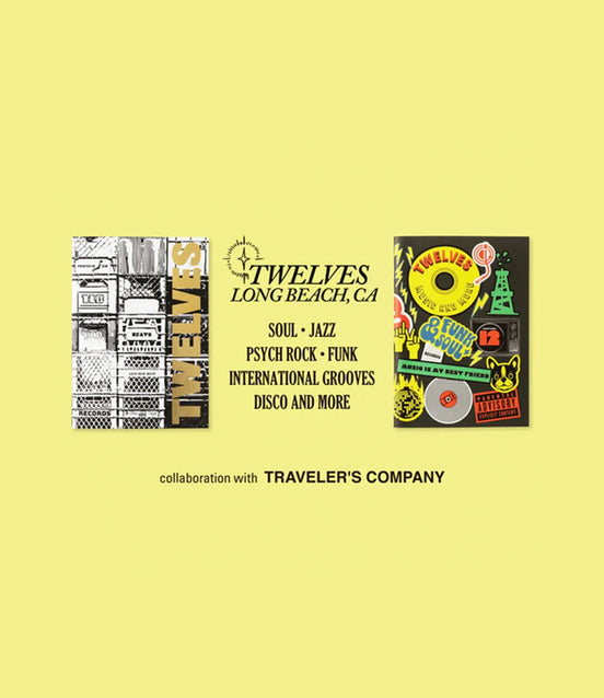 有库存 TWELVES RECORD × TRC 联名 TN 限量版 • 复古牛奶箱/波普艺术 • 护照尺寸替芯