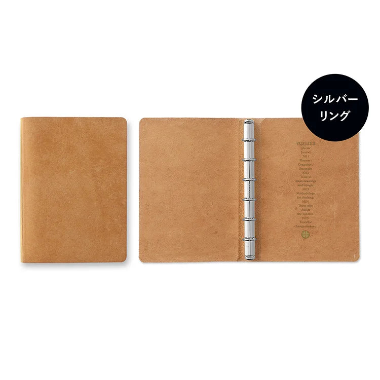 【In Stock】Plotter Made in Japan Pueblo Vegetable-Tanned Cowhide Planner M6/A6 Regular Version